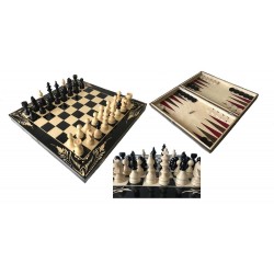 Backgammon und Schach aus...